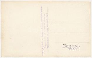 1933 Brassó, Kronstadt, Brasov; látkép / general view. Atelier "Helios" M. Gebauer photo (...