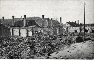 Unter d. Kalemegdan / WWI military, ruins in Beograd (ragasztónyom / glue marks)