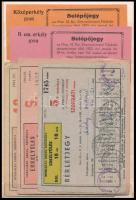 1923-1968 5 db belépőjegy (Operaház Erkel Színháza, Orsz. M. Kir. Zeneművészeti Főiskola)