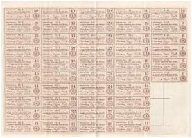 Derecske 1910. "Derecskei Közgazdasági Bank Részvénytársaság" részvénye 100K-ról szelvénye...