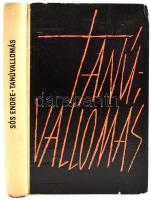 Sós Endre: Tanúvallomás. Bp., 1962, A Magyar Izraeliták Országos Képviselete. Tulajdonosi névbejegyzéssel és ajándékozási sorokkal. Kiadói félvászon kötésben.