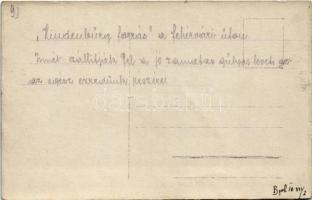 1916 Hindenburg-forrás a fehérvári úton, vízszállítás az ezred részére / WWI Austro-Hungarian K.u.K....