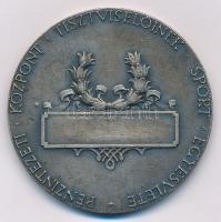 Madarassy Walter (1909-1994) DN Pénzintézeti Központ Tisztviselőinek Sport Egyesülete ezüstözött fém emlékérem (55mm) T:2