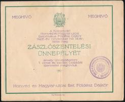 1872-1943 3 db kolozsvári meghívó táncdélutánra, táncvigalomra, stb.