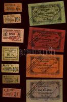 Ausztria 1919-1920. korai ritka szükségpénz tétel 20klf db T:I(többsége),I-,II+