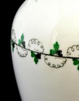 Herendi petezselyem mintás váza. Kézzel festett, jelzett, hibátlan. m: 25 cm