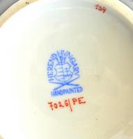 Herendi petezselyem mintás váza. Kézzel festett, jelzett, hibátlan. m: 25 cm