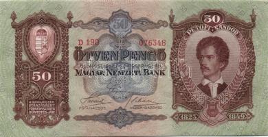 1932. 50P(6x) egymásutáni sorszámokkal T:I