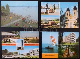 Kb. 1000 db MODERN magyar város képeslap, szép bélyegzésekkel, változatos anyag hagyatékból, dobozba...