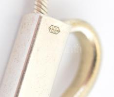 Ezüst(Ag) gallér ékszer, jelzett, h: 40,5 cm, nettó: 15 g