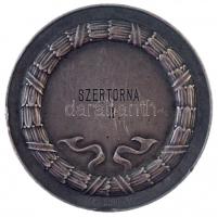 1928. "Hunyadi Mátyás M. Kir. Reáliskolai Nevelőintézet Kőszeg / Szertorna II." ezüstözött...