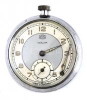 Festina óradoboz, benne Ruhla zsebóra törött mutatóval és Mondaine ecomatic karóra, szíj nélkül, nem...