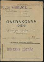 1943-44 Gazdakönyv, Bölcske