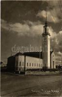 1939 Tampere, Tammerfors; Viinikan Kirkko / Lutheran church, street view. Atelier Laurent photo