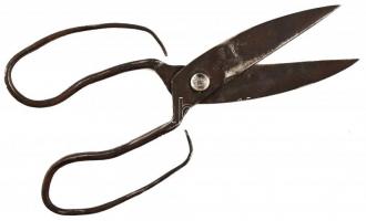 Antik olló, h: 21 cm