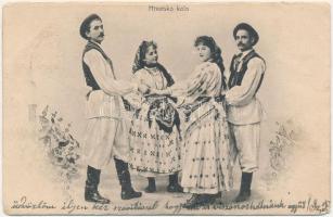 1906 Hrvatsko kolo / Croatian folklore, traditional dance (r)