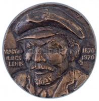 Rátonyi József (1942-) 1970. Vlagyimir Iljics Lenin 1870-1970 Br emlékplakett (100mm) T:2