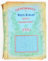 1929-1930 Képes Pesti Hírlap kb. 70 száma, 1929-es Pesti Hírlapos, naptáras gyűjtői-borítékkal, a boríték szakadozott, a számok változó, többnyire jó állapotban, de közte szakadt is. Bennük nagyon gazdag képanyaggal.