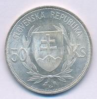 Szlovákia 1944. 50K Ag "Függetlenség 5. évfordulója" T:2
Slovakia 1944. 50 Korun Ag &quot...