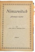 Kolligátum, 8 sakk témájú műből: Havasi Kornél: A Soproni Jubiláris Sakkverseny 1934.; Aljechin és B...