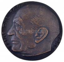 Boldogfai Farkas Sándor (1907-1970) 1963. "Fejős Pál 1897-1963 / Non omnis moriar" Br emlé...