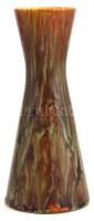 Festett mázas kerámia váza, Gránit jelzéssel, m: 23,5 cm