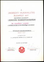 1971 Bp., Vadászati Világkiállítás  keretében rendezett I. Nemzetközi Természetfilm Fesztivál különd...