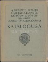 1921 A Nemzeti Szalon Őszi tárlatának Kórosdy György iparművész gobelin kollekciójának katalógusa árakkal.
