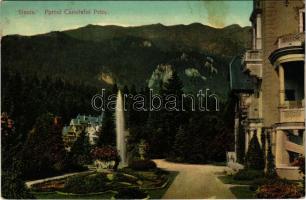 1939 Sinaia, Parcul Castelului Peles / park, castle. Editura S. Schwartz (fl)