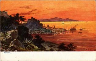 Sibenik, Sebenico; Mittelmeer / general view, Adriatic Sea. Serie 761. No. 19. s: F. Perlberg (EK)