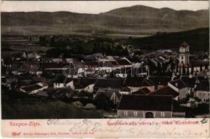 1908 Szepesváralja, Kirchdrauf, Spisské Podhradie; látkép. Feitzinger Ede kiadása 1902/12. 429. / general view (EK)