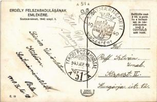 1940 Szatmárnémeti, Satu Mare; bevonulás, magyar zászlók / entry of the Hungarian troops, Hungarian ...