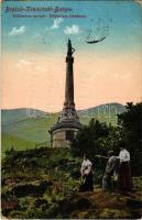 1912 Brassó, Kronstadt, Brasov; Millenniumi emlékmű / Millenium-Denkmal / monument (EK)