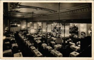 1938 Budapest VII. Grand Café-Restaurant Ostende kávéház és étterem, belső (EB)