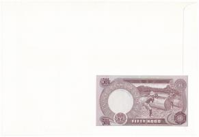 Nigéria 1983. 50K felbélyegzett borítékban, bélyegzéssel T:I Nigeria 1983. 50 Kobo in envelope with ...