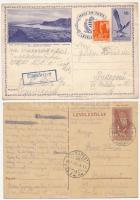 2 db magyar második világháborús zsidó KMSZ (közérdekű munkaszolgálatos) tábori posta munkatáborból: Fischer Róbert és Szász György 1941-43 között / 2 WWII Hungarian letters between Jewish labor servicemen and their families from 1941-43