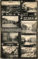1907 Bebra, Bahnhof, Nürnbergerstrasse, Bahnhofstrasse, Pfarrstrasse / railway station, streets. Art Nouveau
