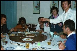 cca 1976-1981 Kína kb. 460 db negatívfilm kocka