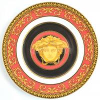 Rosenthal Versace Medusa tányér. Matricás, jelzett, hibátlan. d :18 cm
