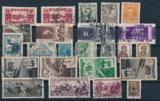 Szovjetunió 24 db bélyeg jobbakkal berakó lapon