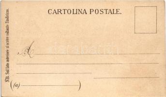 Venezia, Venice; Un Saluto da Venezia. S. Marco, S. Maria della Salute / cathedral, coat of arms. E....