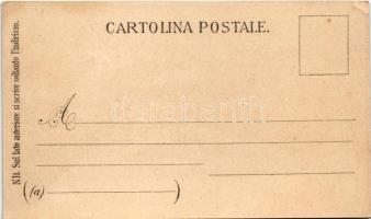 Venezia, Venice; Un Saluto da Venezia. Isola di S. Giorgio, coat of arms. E. Schwidernoch Art Nouvea...