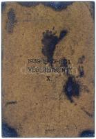 1940. "Vitéz Rumwerthi Rapaich Richárd Vándordíj" öntött, bronzozott Zn díjplakett (63x90m...