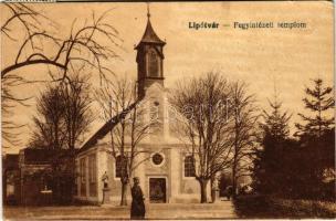 1939 Lipótvár, Újvároska, Leopoldov; fegyintézeti templom. Vasúti levelezőlapárusítás 9237. / prison church
