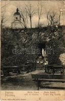 1918 Pozsony, Pressburg, Bratislava; Mély úti kápolna Mária Lourd. "Bediene dich allein" / Tiefen Weg Kapelle / chapel (Rb)
