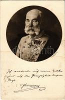 1915 Auf Befehl Sr. K.u.K. Apost. Majestät zu Gunsten der offiziellen Kriegsfürsorge. Kaiser Franz Joseph / Franz Joseph I of Austria. C. Pietzner (fl)