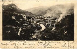 1902 Neuberg (Steiermark), general view, mine. H.N.W.I. (EB)