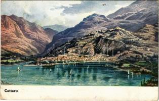 1908 Kotor, Cattaro; general view. Serie 761. Mittelmeer No. 22. s: Perlberg (EK)