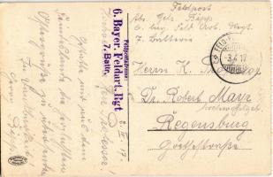 1917 Lille, Rue Nationale mit Wachtparade / street view, military parade, automobile. Aufn. Kan. Sch...