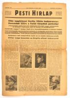 1940 Bp., A Pesti Hírlap LXII. évfolyamának 201. száma, címlapon "Előre a Keleti-Kárpátok gerincéig" szalagcímmel